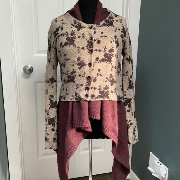 Sleeping On Snow Wool Alpaca Blend Cardigan Women’s Small - Picture 1 of 13